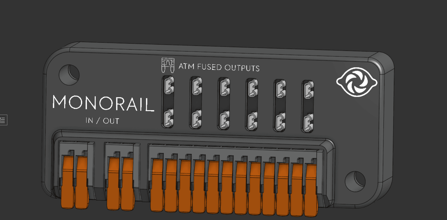 Limelight Monorail — Power Distribution Board
